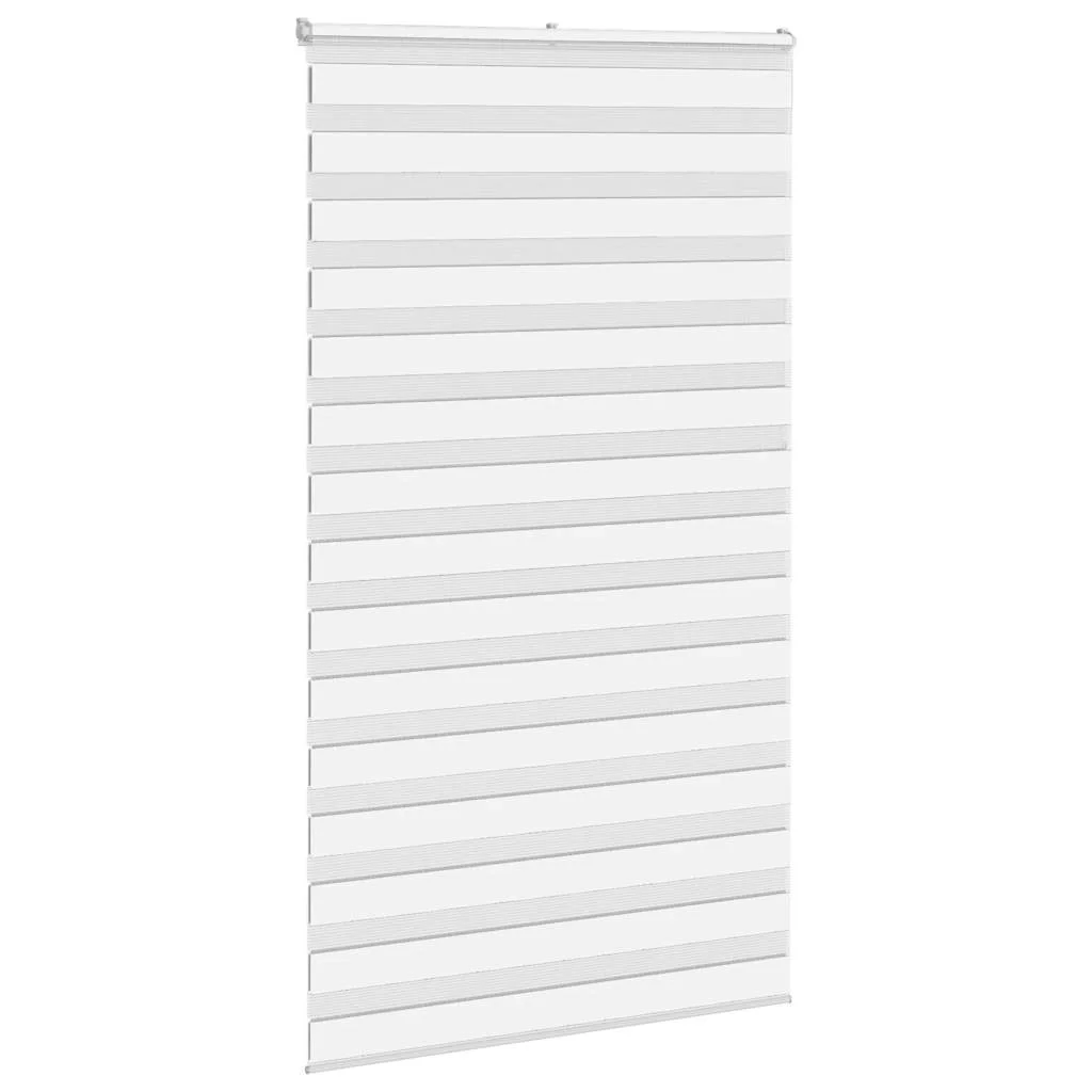 Zebra roleta biela 130x200 cm šírka látky 125,9cm polyester